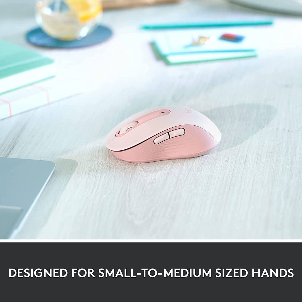 Logitech Signature M650 Silent Bluetooth Mouse - Rose